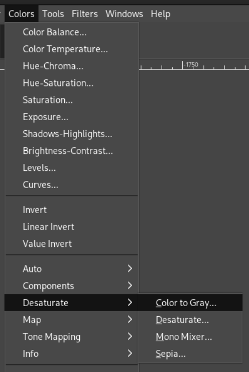 desaturate