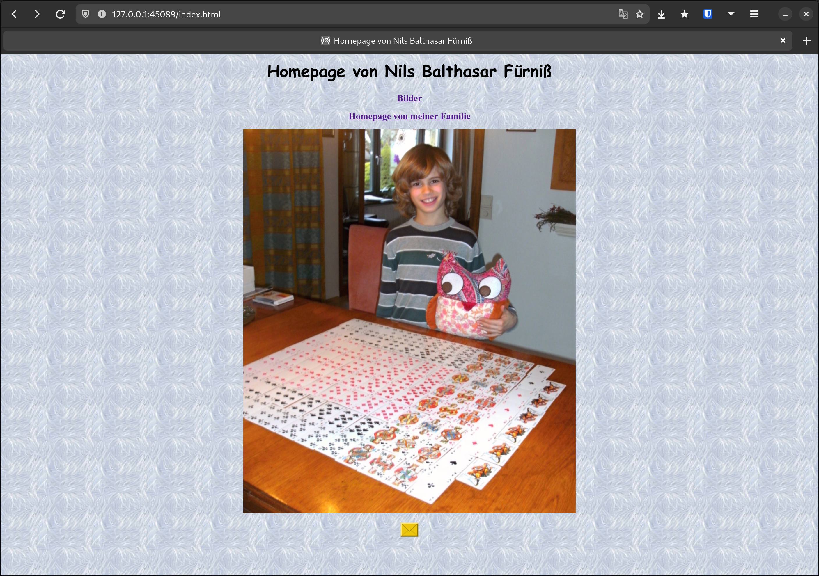 Screenshot 1 (Startseite)